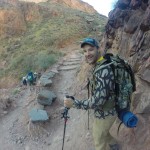 Tracy Breen hiking in the Grand Canyon